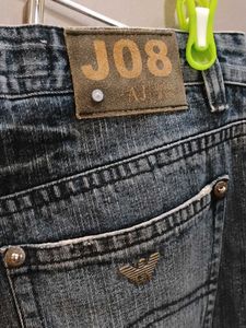 AJ Jeans with Tiger Graphic