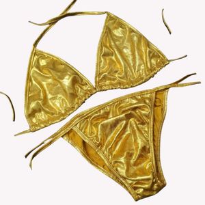 Sparkling Gold Bikini Set 🆕 NWOT