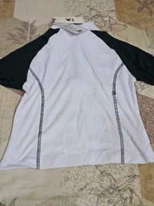 HRX Comfortable Grey & Black T-Shirt