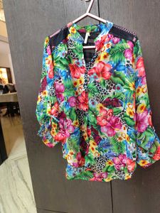 Floral Girlish Shirt