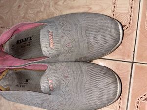 Comfortable Grey Slip-On Shoes