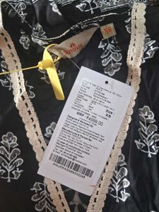 Black Embroidered Kurta Set