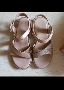 Sparkly Rose Gold Sandals