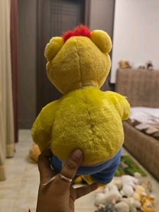 Vintage Yellow Bear Plush Toy
