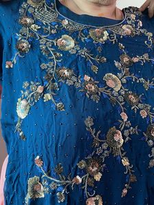 Embellished Blue Kurta