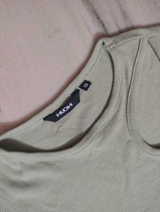 Cute Cutout Ribbed Tank Top