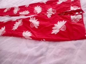 Tommy Hilfiger Red And White Pant