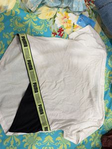 Puma White Graphic T-Shirt