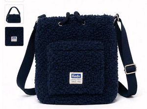 Keds Navy Teddy Bucket Bag