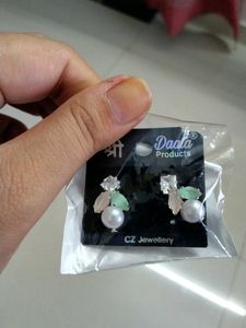 Elegant Pearl &amp; Crystal Earrings
