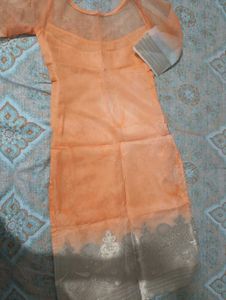 Beautiful Orange Kurta Set