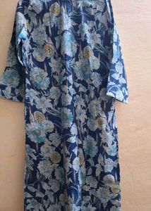 Beautiful Blue Floral Kurta