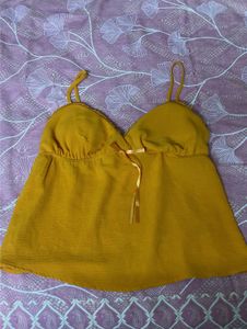 No Boundaries Orange Cami Top
