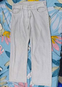Light Wash Wide Leg Jeans