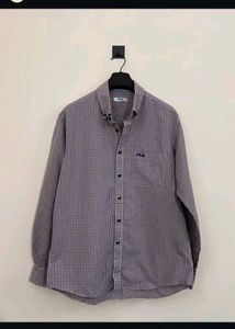 Men's FILA Gingham Button-Down Shirt