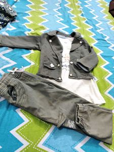 Girls three piece set casual wear