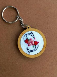 Hand Embroidered Keychains