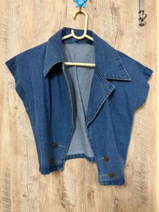 Stylish Denim Vest Top