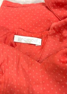 Promod Coral Mini Dress ( Women's)