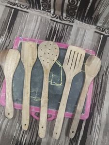 Wooden Kitchen Utensil Set