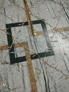 Beautiful Emerald Green Embroidered unstitched sui