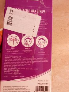 Facial Wax Strips
