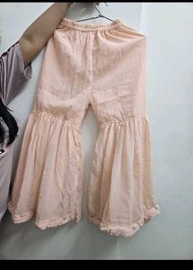 Beautiful Peach Floral embroidered Kurta Set