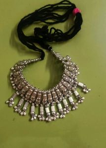 Oxidized Silver Necklace