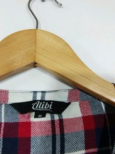 Alibi Multicolour Checks Printed Top (Women)