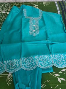 Beautiful Teal Kurta Set