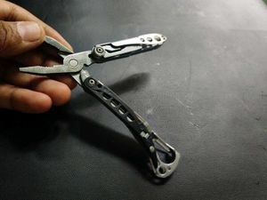 Stainless Steel Multitool Pliers with Knife