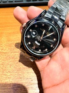 Elegant Black Rolex Watch
