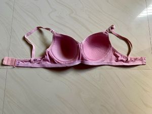 Comfortable Pink Padded Bra