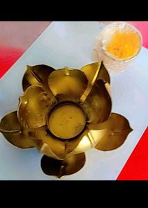 Lotus Flower Candle Holder Set of Two