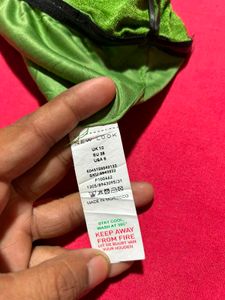 Green Ruched Tube Top