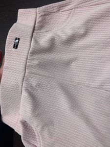 Soft Pink Textured Lounge Pants