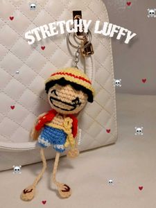 Stretchy Luffy Keychain