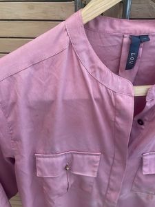 Ladies silky feel shirt, XS, pink