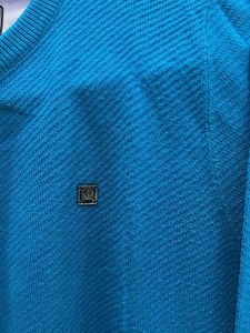 Stride Blue Textured Pullover