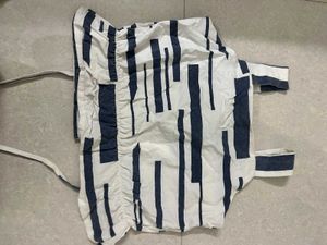 Striped Ruffle Crop Top