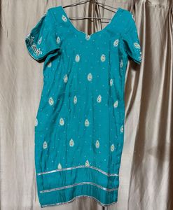 Turquoise Ethnic suit