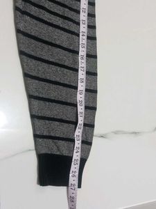 All-4 size Men's Striped Zip-Up Hoodie