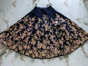 Designer Velvet Lehenga Choli Set