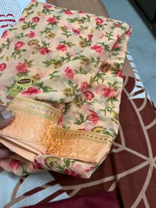 Floral Printed Dress Material