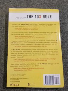 The 10X Rule Book by Grant Cardone