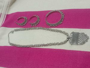 Oxidized Silver Jewelry Set