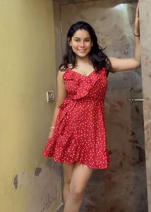 Red Polka Dot Mini Dress