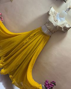 Stunning Yellow Lehenga Choli