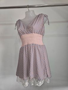 Charming Print Mini Dress