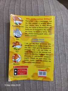 Geronimo Stilton Cyber-Thief Showdown Book